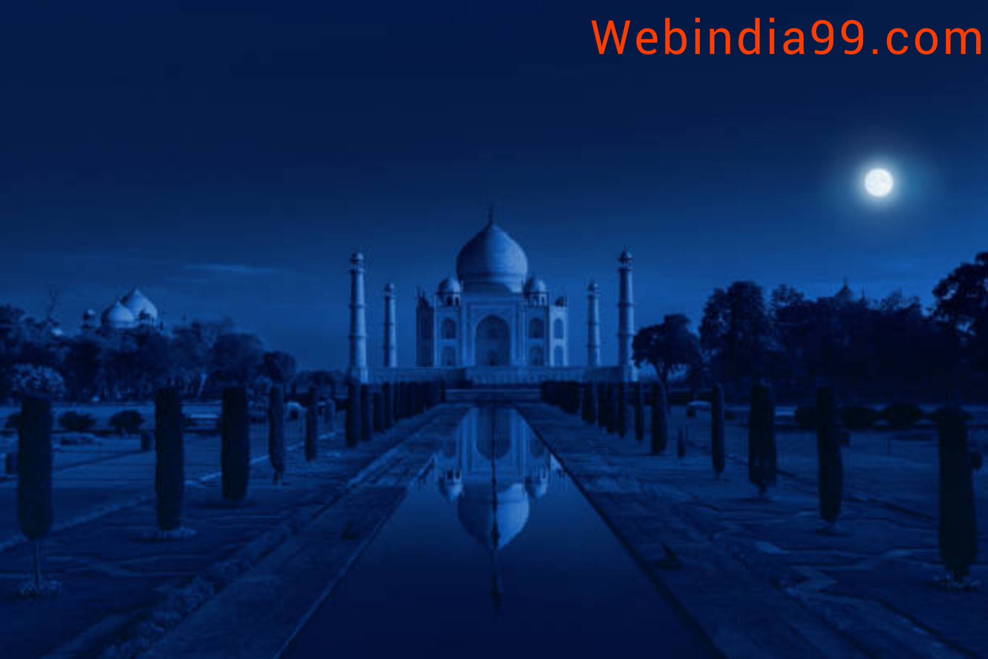 Read more about the article Night View Taj Mahal