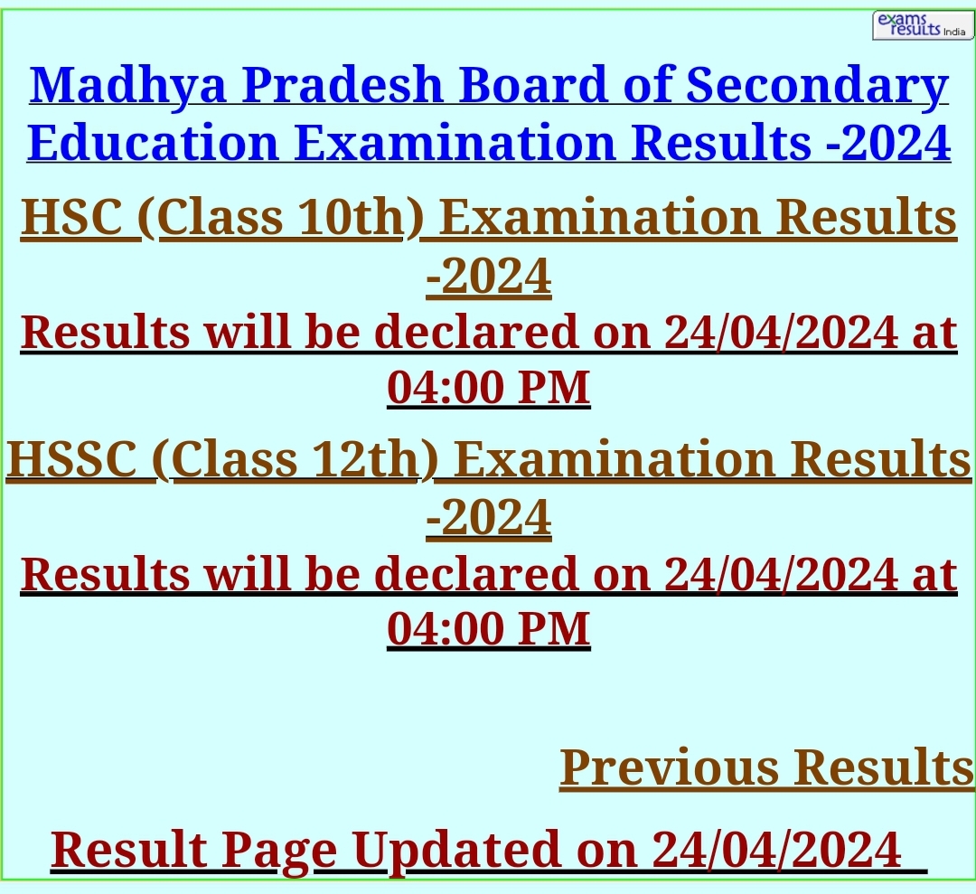 You are currently viewing MP Board Result